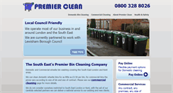 Desktop Screenshot of premier-clean.com